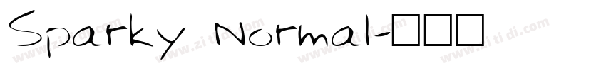 Sparky Normal字体转换